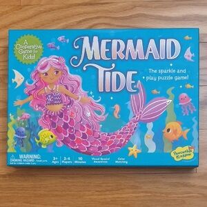 Peaceable Kingdom Mermaid Tide Cooperative Board Game Ages 3+ NWT